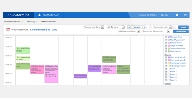 onliinetermine Buchungssystem